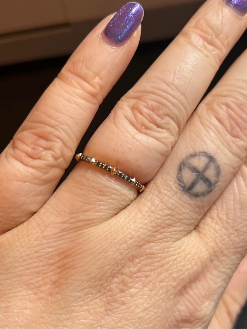 Kendra Scott Black Diamond Astrid Ring - Picture 4 of 6